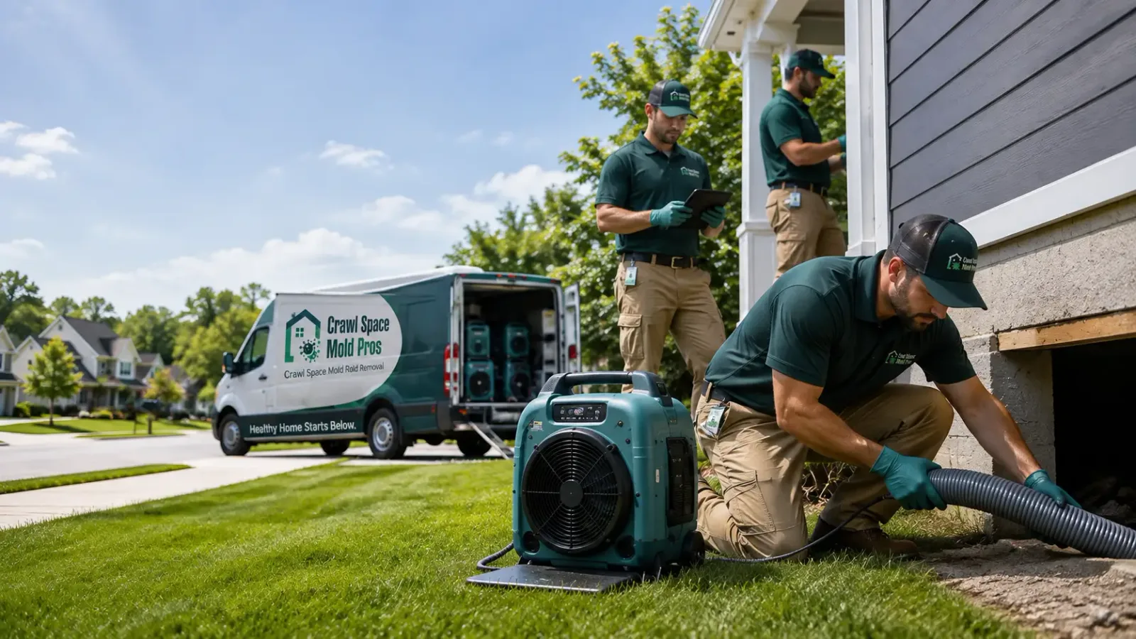 Crawl Space Mold Removal in Anoka, MN
